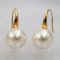 Approx. 8.82 - 8.83 mm, Akoya Pearl [Cherry Blossom], Fish Hooks (Spoon) Earrings