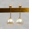 Approx. 8.0 mm, Akoya Pearl [Cherry Blossom], Dangle Earrings