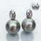 Approx. 16.0 mm, Tahitian Pearl, Latch Back Earrings