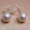 Approx. 8.49 - 8.65 mm, Akoya Pearl [Cherry Blossom], Stud Earrings