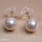 Approx. 8.49 - 8.65 mm, Akoya Pearl [Cherry Blossom], Stud Earrings