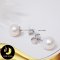 ต่างหูมุกติดหู มุกขาว / LZFN-A238 / ง238