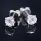 (IGI) 1.02 ct, Lab Grown Diamond, Four Prongs Classic Solitaire Diamond Stud Earrings