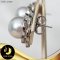 ต่างหู Stud มุกดอกมะลิซ้อนประดับเพชร มุก South Sea สีขาว - White Silver ทรงกลม ขนาด 12 mm เกรด AA+ ตัวเรือนต่างหูเงินแท้ 92.5 ชุบทองคำขาว ประดับเพชร CZ / 17.3.64
