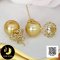 ต่างหู Stud ทับหลังแป้นพยุงฉลุลายหัวใจ มุก South Sea น้ำเค็มคัดเกรด สีทอง-Middle Gold ทรงกลม ขนาด 12 mm เกรด AA ตัวเรือนก้านและแป้นพยุงหลังฉลุลายหัวใจ เงินแท้ 92.5 ชุบทอง / 24.3.64