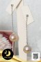 ต่างหูหมุดเล็ก สร้อยโซ่ห้อยมุก ความยาวโซ่ 3 cm มุก Edison น้ำจืดคัดเกรด สีม่วงประกายคอปเปอร์ ทรงกลม ขนาด 10-11 mm เกรด AA+ ตัวเรือนต่างหูหมุดห้อยสร้อยโซ่เล็ก ความยาวโซ่ 3 cm เงินแท้ 92.5 ชุบทองคำขาว / 28.3.64