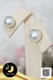 ต่างหู Stud ติดหูไข่มุก South Sea น้ำเค็มคัดเกรด สีขาว ทรงเกือบกลม ขนาด 8 mm เกรด AA+ ตัวเรือนต่างหูแบบ Stud ทับหลัง Lollipop Gold Filled 14K / 13.6.64