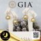 [GIA] ต่างหูดาวกระจายเพทาย ล้อมเพชร CZ ห้อยไข่มุก South sea น้ำเค็มคัดเกรด สีทอง Middle-Deep Gold ทรงเกือบกลม-กลม ขนาด 14 mm เกรด AA+ [ไข่มุกผ่านการตรวจรับรองคุณภาพจาก สถาบัน GIA ตัวเรือนต่างหูดาวกระจายทองแท้ 14k ประดับเพทายสังเคราะห์ ล้อมเพชร CZ / 20.6.6