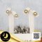 ต่างหู Stud ติดหูไข่มุก South Sea น้ำเค็มคัดเกรด สีทอง-Light Gold ทรงเกือบกลม ขนาด 10 mm เกรด AA+ ตัวเรือนก้านต่างหู Stud และทับหลัง Lollipop เล็ก Gold Filled 14K / 23.6.64