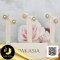 ต่างหู Stud ติดหูฐานวงแหวนล้อมเพชร ไข่มุก South Sea น้ำเค็มคัดเกรด สีทอง ทรงกลม ขนาด 10 mm เกรด AA+ ตัวเรือนต่างหูฐานวงแหวน เงินแท้ 92.5 ชุบทอง ล้อมพลอยแท้ White Topaz / 11.7.64