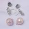 9.0-13 mm, Freshwater Pearl, Royal Marquise Earrings