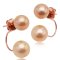 9.5 mm and 10.5 mm, Edison Freshwater Pearl, Twin Pearl Earrings