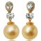 12.0 mm, South Sea Pearl, Dangle Earrings