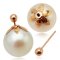 11.0 mm , Gold South Sea Pearl , Earring