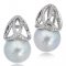 Approx. 12.6 - 12.8 mm, South Sea Pearl, Dangle Earrings