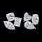 (IGI) Jewelry Weight 6.26ct, Laboratory Grown Diamond, Fancy Shaped Diamond Stud Earrings