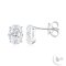 (IGI) Jewelry Weight 4.18 ct, Laboratory Grown Diamond, Four Prongs Oval Brilliant Diamond Stud Earrings