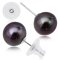 Approx. 10.0-11.5 mm, Tahitian Pearl, Stud Earrings