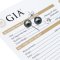 (GIA) 8.83 mm and 8.97 mm , Tahitian Pearl , Stud Earrings