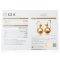 (GIA) 10.28 mm and 10.28 mm South Sea Pearl Fish Hooks Earrings