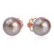 14.50 - 14.67  mm , Edison Pearl , Stud Earrings