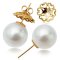 13.72 - 13.79 mm , South Sea Pearl (Sphere), Stud Earrings