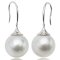 14.10 mm and 14.27 mm, South Sea Pearl (Sphere Lot), Fish Hooks Earrings