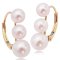 Approx. 4.5 - 5.5 mm, Akoya Pearl, Lever Back Earrings