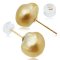 Approx. 9.0 - 10.0 mm, Gold South Sea Pearl, Stud Earrings