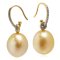 12.0 mm and 12.2 mm, South Sea Pearl, Fish Hooks Jacket Pearl Earrings