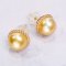 (PSL) Approx. 12.4 mm, Aurora Moon Rainbow, Halo CZ Pearl Stud Earrings