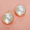 12.0 - 14.0 mm, Mabe Gold South Sea Pearl, Stud Earrings