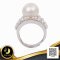แหวน Signet ค็อกเทลไข่มุกพรีเมี่ยม ไข่มุก Edison และ Freshwater Pearl / 17.7.65