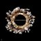 Approx. 3.0 - 6.0 mm, Freshwater Pearl, Wreath Pearl Brooch