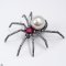 Approx. 11.0 mm, White South Sea Pearl, Spider Pearl Brooch