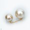 Approx. 11.0 - 14.0 mm, Gold South Sea Pearl, Duo Pearl Brooch