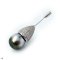 Approx. 14.0 - 16.0 mm, Tahitian Pearl, "Seed" Pearl Pin Brooch