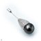 Approx. 14.0 - 16.0 mm, Tahitian Pearl, "Seed" Pearl Pin Brooch