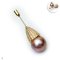 Approx. 16.0 mm, Edison Pearl, "Seed" Pearl Pin Brooch