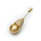 15.77 mm, Gold South Sea Pearl, "Seed" Pearl Pin Brooch