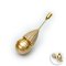 15.77 mm, Gold South Sea Pearl, "Seed" Pearl Pin Brooch