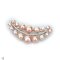 Approx. 3.0 - 4.0 and 7.0 - 8.0 mm, Freshwater Pearl, Smiley Pearl Brooch