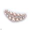 Approx. 3.0 - 4.0 and 7.0 - 8.0 mm, Freshwater Pearl, Smiley Pearl Brooch