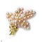 Approx. 4.0 mm, Freshwater Pearl, Barley Bunch Pearl Brooch