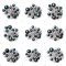 Approx. 6.0 - 11.0 mm, Tahitian Pearl, Firework Pearl Brooch