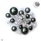 Approx. 6.0 - 11.0 mm, Tahitian Pearl, Firework Pearl Brooch