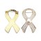 Approx. 10.0 -11.0 mm, Edison Pearl, Ribbon Rip Pearl Brooch