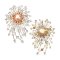 Approx. 14.5 mm, Edison Pearl, Firework Pearl Alloy Brooch