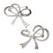 9.0 - 11.0 mm, Edison Pearl, Bow Pearl Alloy Brooch