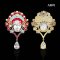 Approx. 3.0 - 4.0 mm, Freshwater Pearl, Chinese New Year Collection Pearl Alloy Brooch